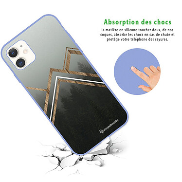 Avis LaCoqueFrançaise Coque iPhone 11 Silicone Liquide Douce lilas Trio Forêt