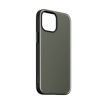 Nomad Coque pour iPhone 13 Mini Soft-touch Compatible MagSafe Métal Vert