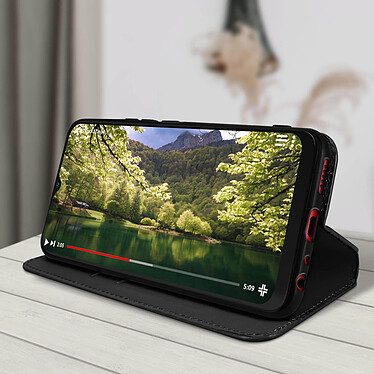 Acheter Avizar Housse Samsung Galaxy A03 Portefeuille Fonction Support Vidéo noir