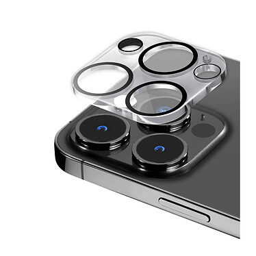 Jaym Protection de Caméra Arrière pour iPhone 15 / 15 Pro Max en Verre Trempé 9H Transparent