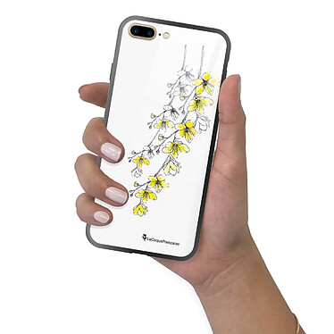 LaCoqueFrançaise Coque iPhone 7 Plus/ 8 Plus Coque Soft Touch Glossy Fleurs Cerisiers Design pas cher