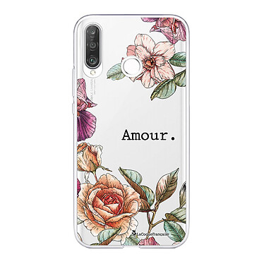 LaCoqueFrançaise Coque Huawei P30 360 intégrale transparente Motif Amour en fleurs Tendance