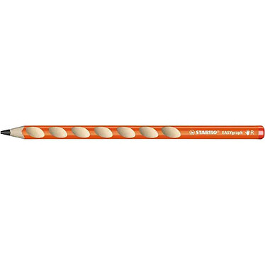 STABILO Crayon graphite EASYgraph B droitier orange x 12