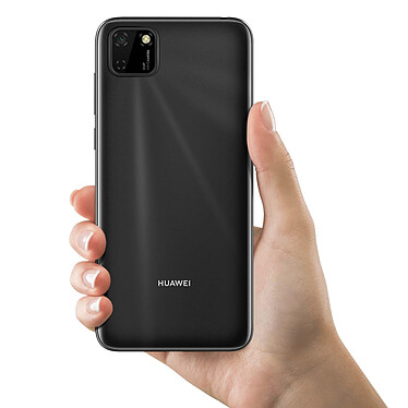 Acheter Clappio Cache Batterie pour Huawei Y5p Façade Arrière de Remplacement Noir