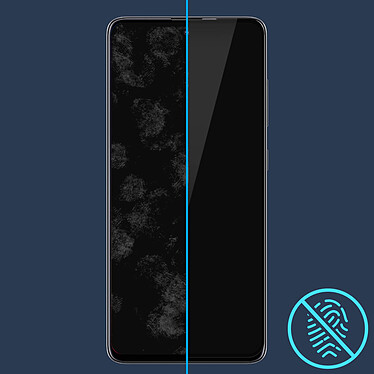 Avizar Film Samsung Galaxy M51 Verre Trempé Anti-trace Transparent Contour noir pas cher