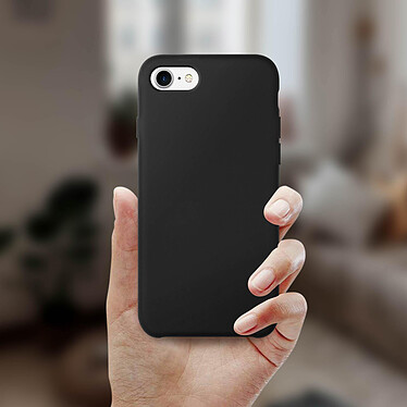 Acheter Avizar Coque iPhone SE 2022 / 2020 et 8 / 7 Souple Soft Touch Anti-rayures Noir