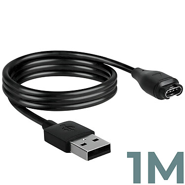 Avis Avizar Câble USB Chargeur pour Montre Connectée Garmin Silicone 1m Noir