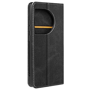 Avizar Housse portefeuille pour OnePlus 12 et 12R Clapet magnétique support Noir