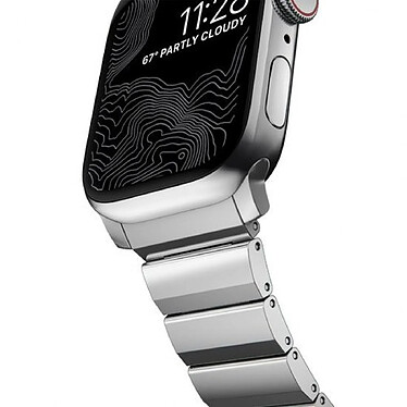 Avis Nomad Bracelet Acer pour Apple Watch 6-9 et SE 38-40-41mm Argent