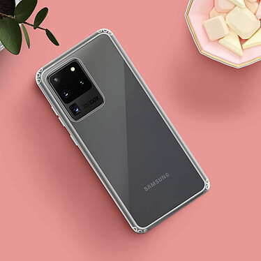 Acheter Avizar Coque Samsung Galaxy S20 Ultra Silicone Flexible Bumper Résistant Transparent