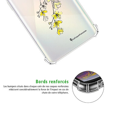 Acheter LaCoqueFrançaise Coque Samsung Galaxy A41 Silicone antichocs Solides coins renforcés  transparente Motif Fleurs Cerisiers