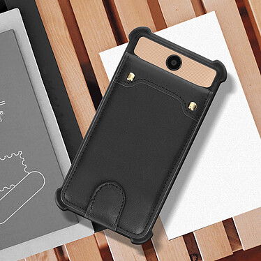 Avis Avizar Coque Smartphone 5'' à 5.3'' Souple Coins Bumper Porte-carte Amovible  Noir