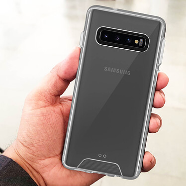 Avis Avizar Coque Samsung Galaxy S10 Protection Cristal Bi-matière Antichocs Transparent