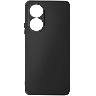 Avizar Coque pour Oppo A58 Caméra Protégée Silicone Souple Mat Fin Noir