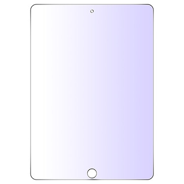Avizar Vitre iPad 5 / iPad 6 / iPad Air Anti-lumière Bleue biseautés transparent
