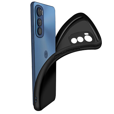 Acheter Avizar Coque pour Motorola Edge 30 Résistante Silicone Gel Flexible Fine Légère  Noir