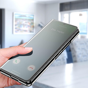Acheter Avizar Coque à Clapet Clear View pour Samsung Galaxy Z Fold 4 avec Clapet Miroir Support Vidéo  noir