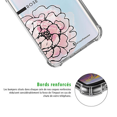Acheter LaCoqueFrançaise Coque Samsung Galaxy S10 anti-choc souple angles renforcés transparente Motif Rose Pivoine