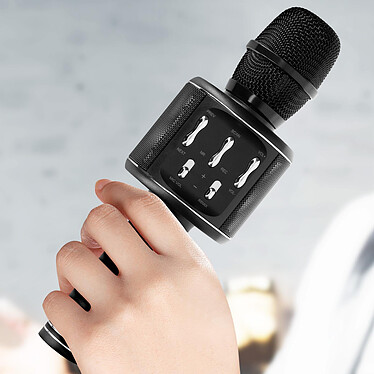 Avis LinQ Micro Karaoké sans fil Bluetooth 5W Boutons Multifonctions Noir