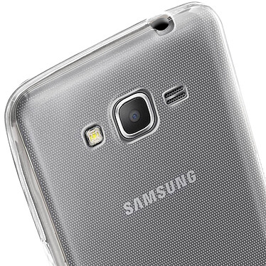 Avizar Coque Arrière + Film Verre Trempé Transparent Samsung Galaxy Grand Prime pas cher