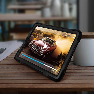 Acheter Avizar Coque Galaxy Tab S6 10.5 Hybride Poignée Rotative Béquille Support Noir