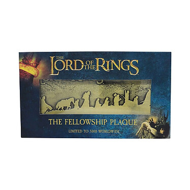 Le Seigneur des Anneaux - Panneau métal The Fellowship Limited Edition pas cher