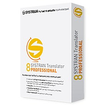 SYSTRAN 8 Translator Professional Anglais - Monde - Licence perpétuelle - 1 poste - A télécharger