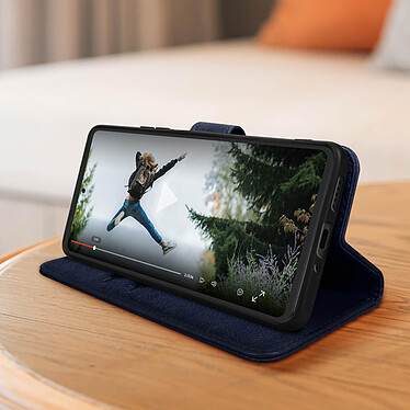 Avis Avizar Étui pour Xiaomi Redmi Note 12 Pro 5G et Redmi Note 12 Pro Plus 5G porte-carte support vidéo  Bleu nuit