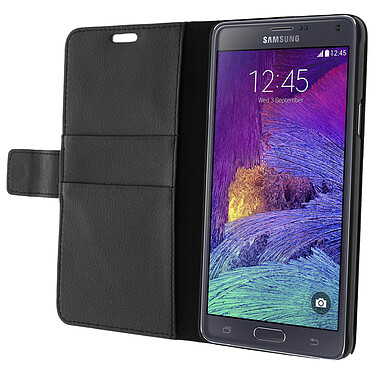 Avis Avizar Housse Etui Folio Portefeuille pour Samsung Galaxy Note 4 - Noir