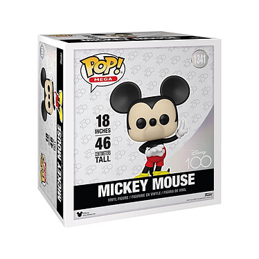 Avis Disney 100th - Figurine POP! Mega Super Sized Mickey Mouse 46 cm