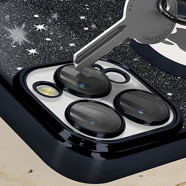 Avis Avizar Coque pour iPhone 12 Pro Max Paillette Amovible Silicone Gel  Noir