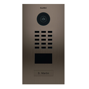 Doorbird - Portier vidéo IP avec lecteur de badge RFID encastré - D2101BV-V2-EP