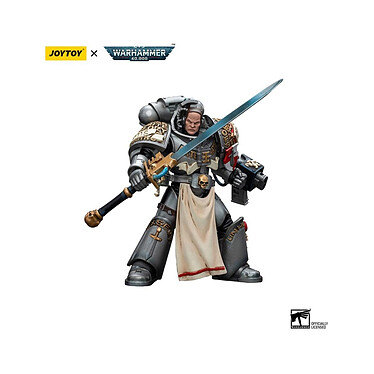 Avis Warhammer 40k - Figurine 1/18 Grey Knights Strike Squad Justicar 12 cm