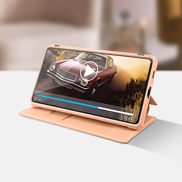 Acheter Dux Ducis Housse pour Galaxy S10 Lite Porte-carte Support Vidéo Toucher Soyeux  Rose