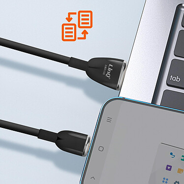 Avis LinQ Câble USB vers Micro-USB Fast Charge 3A Synchronisation Longueur 1.2m Noir