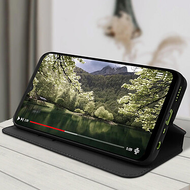 Acheter Avizar Housse pour Samsung A14 5G et 4G Clapet Porte-carte Support Vidéo  noir