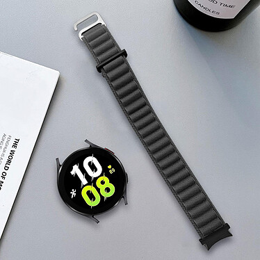 Avizar Bracelet pour Galaxy Watch 5 / 5 Pro / 4 Nylon Ajustable Boucle alpine  noir pas cher