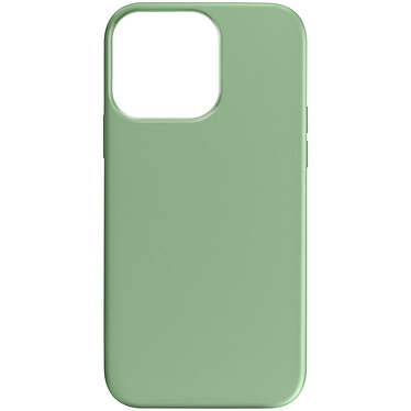 Avizar Coque pour iPhone 15 Pro Max Silicone Semi-rigide Finition Douce au Toucher Fine  Vert pâle