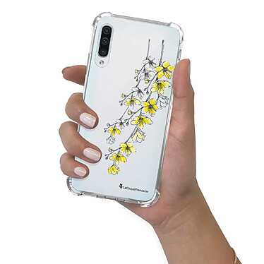 LaCoqueFrançaise Coque Samsung Galaxy A20e Silicone antichocs Solides coins renforcés  transparente Motif Fleurs Cerisiers pas cher