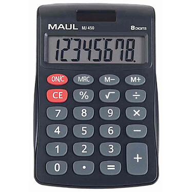 MAUL Calculatrice de bureau MJ 450, 8 chiffres, noir