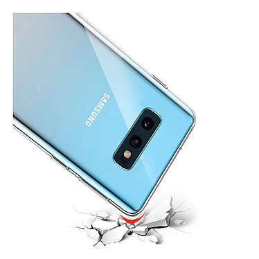 Evetane Coque Samsung Galaxy S10e silicone transparente Motif transparente Motif ultra resistant pas cher