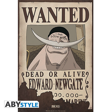 One Piece -  Poster Wanted Edward Newgate (52 X 35 Cm)