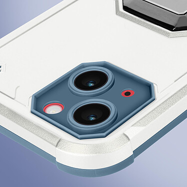 Acheter Avizar Coque iPhone 14 Plus Antichoc Hybride avec Anneau Support Magnétique  Blanc