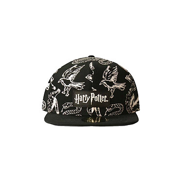 Harry Potter - Casquette Snapback Heraldic Animals BW