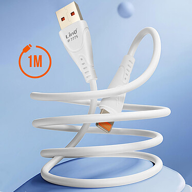 Acheter LinQ Câble USB vers Lightning Charge 2.4A Synchronisation Longueur 1m Blanc