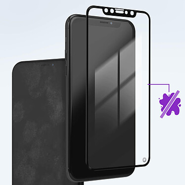 Force Glass Verre Incassable pour iPhone XS Max et 11 Pro Max Dureté 9H+ Garantie à vie  Noir pas cher