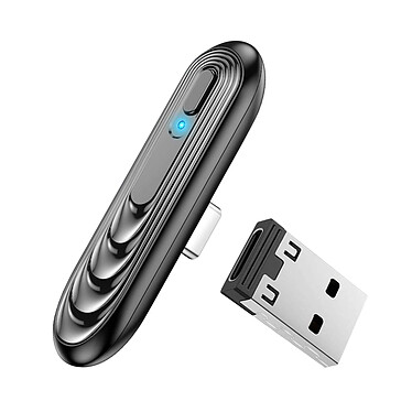 Avizar Adaptateur Bluetooth Nintendo Switch Émetteur Récepteur USB-C / USB Compact Noir
