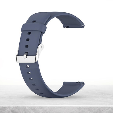 Avizar Bracelet pour Huawei Watch 3 Pro Silicone Souple Bleu pas cher