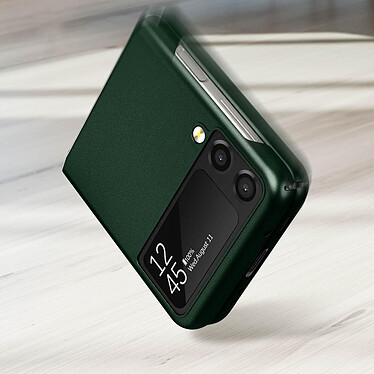 Acheter Avizar Coque Samsung Z Flip 3 Rigide avec Bande Antidérapante Vert