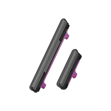 Clappio Bouton Power et Volume pour Samsung Galaxy S10 et S10 Plus Noir